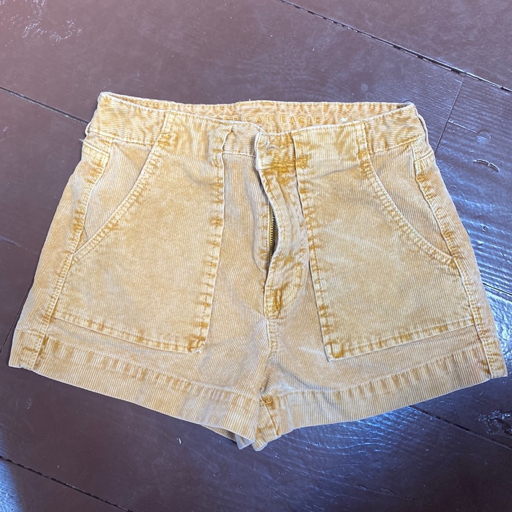 Corduroy High waisted shorts
